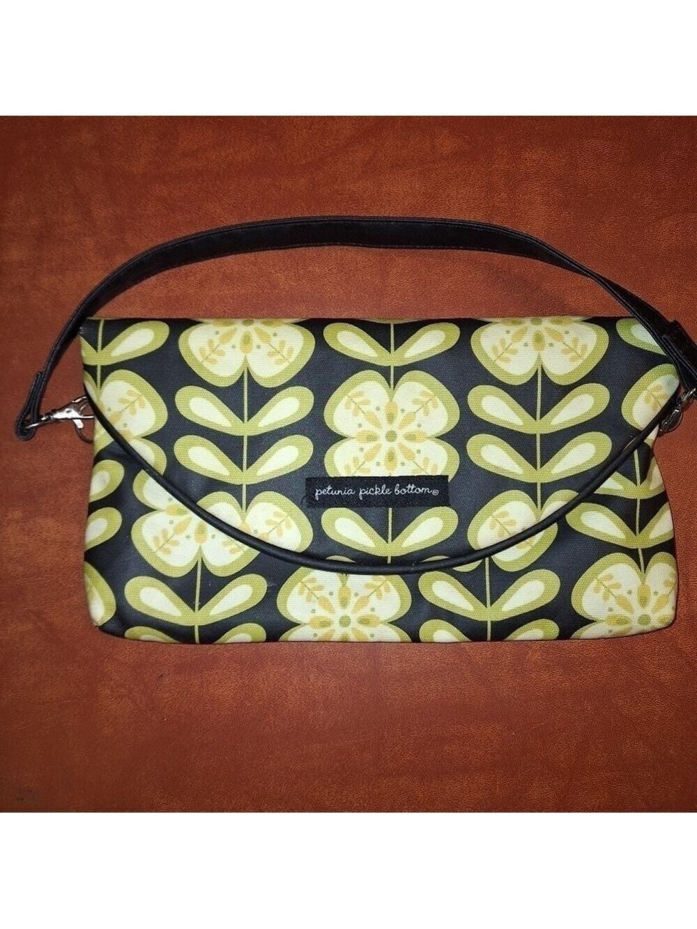 Petunia Pickle Bottom Bag Small 12x7 Yellow and Black